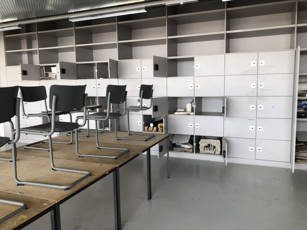 Beispiel kleine Schließfächer